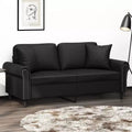 2-seater Sofa Black