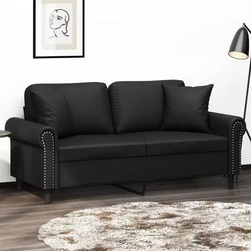 2-seater Sofa Black