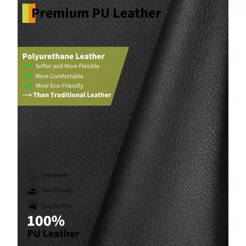 Poltrona reclinabile oversize elettrica con funzione Power Lift, calore e massaggio, in pelle PU, per anziani e persone con mobilità ridotta, schienale e gambe regolabili