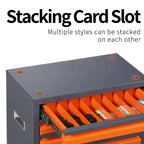 Mobiletto dispenser punte da trapano, mobiletto porta fresa a 5 cassetti, mobiletto organizer punte da trapano a 40 scomparti