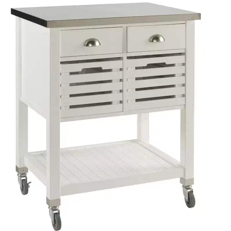 Carrelli da cucina in legno HomeStock da 36 pollici di altezza per cucina modulare con 1 ripiano