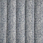 Sedia alta Royal Hampton, set da 2, seduta e schienale in tessuto grigio bluastro
