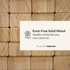 Set di 4 sedie da pranzo Windsor in legno massello Plank+Beam