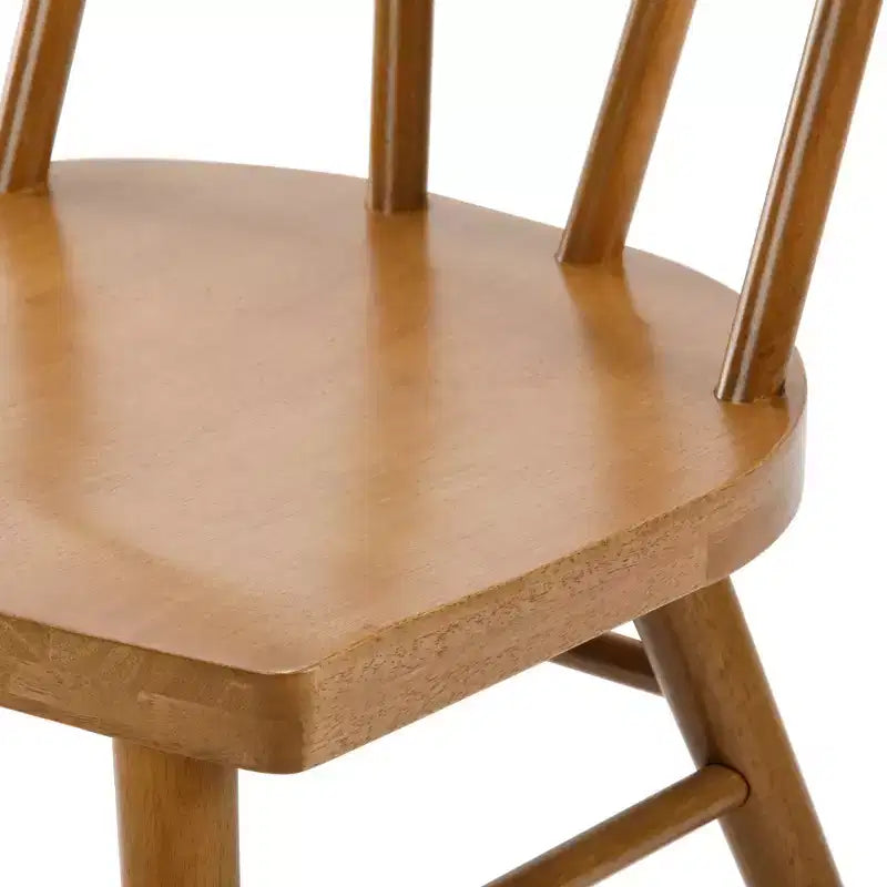 Set di 4 sedie da pranzo Windsor in legno massello Plank+Beam