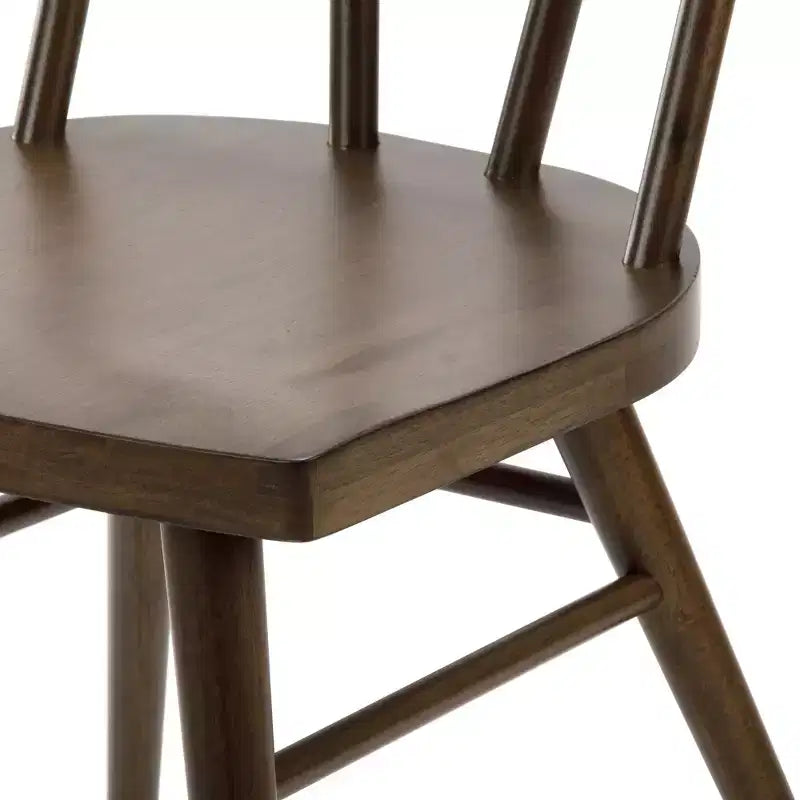 Set di 4 sedie da pranzo Windsor in legno massello Plank+Beam