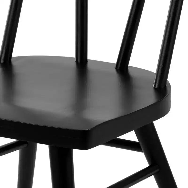 Set di 4 sedie da pranzo Windsor in legno massello Plank+Beam