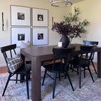 Set di 4 sedie da pranzo Windsor in legno massello Plank+Beam