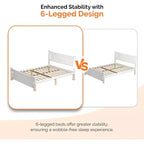 Struttura letto matrimoniale VINGLI con 4 cassetti contenitore, Bianco
