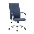 HomeStock 35.5 in.H Adjustable Height Black Cushion Seat Material with Adjustable Lumbar Support Office Chairs