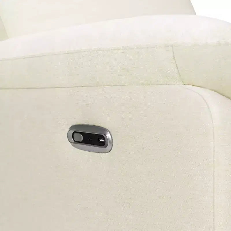 Poltrona reclinabile e girevole elettronica daVinci Suzy con porta di ricarica USB