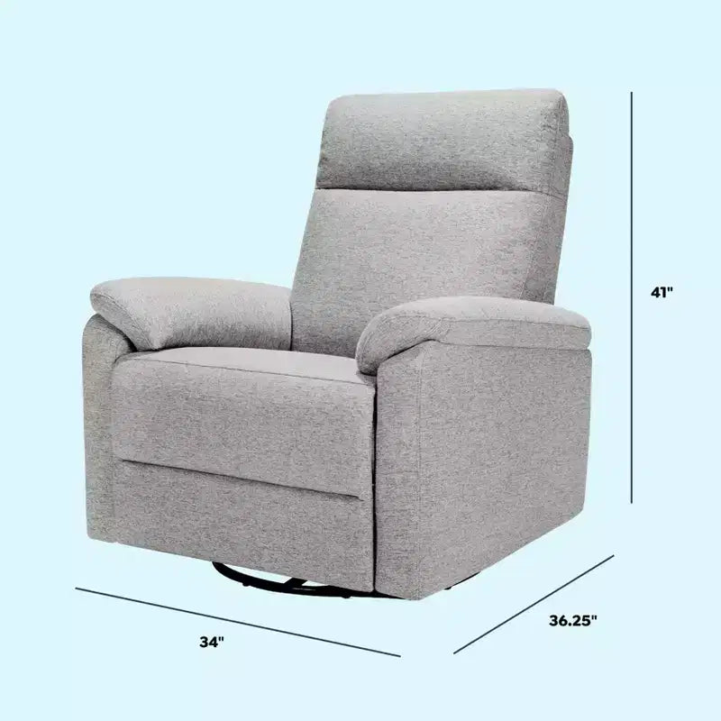 Poltrona reclinabile e girevole elettronica daVinci Suzy con porta di ricarica USB