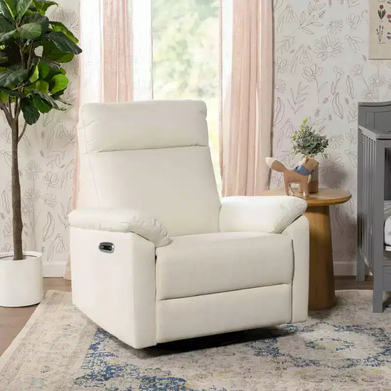Poltrona reclinabile e girevole elettronica daVinci Suzy con porta di ricarica USB