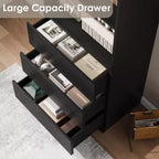 70 Libreria con cassetti, libreria alta in stile rustico, librerie in legno profonde, mobile contenitore per soggiorno, studio, ufficio domestico