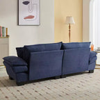 EHMKNP Comodo divano letto in velluto a coste Loveseat con cuscini, Divano imbottito con seduta profonda per soggiorno, camera da letto, appartamento o ufficio