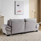 EHMKNP Comodo divano letto in velluto a coste Loveseat con cuscini, Divano imbottito con seduta profonda per soggiorno, camera da letto, appartamento o ufficio