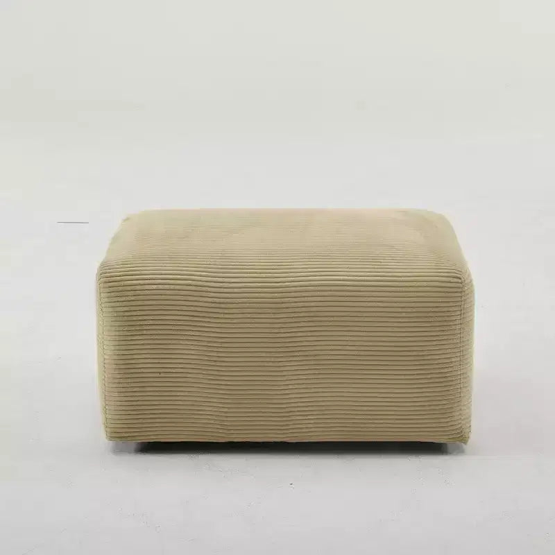 Poggiapiedi Karl Home 33.5'' in Corduroy senza struttura, montaggio senza attrezzi