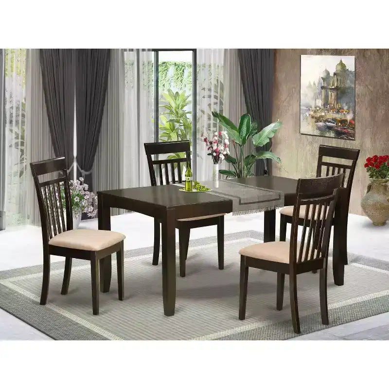 Tavolo e sedie per sala da pranzo - Set da cucina e sala da pranzo - Set tavolo e sedie in legno massello