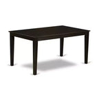 Set da pranzo moderno 7 pezzi - Tavolo rettangolare e 6 sedie - Finitura Cappuccino - HomeStock