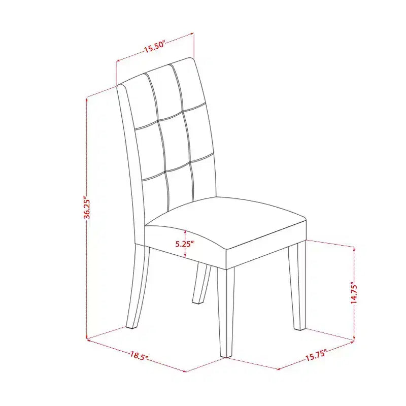 HomeStock Set da Pranzo 3 Pezzi con Tavolo Rettangolare in Legno Massello con Foglia a Farfalla e Finitura Rovere Naturale Marrone