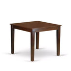 Set da pranzo 5 pezzi in legno massello con finitura mogano - Posti a sedere 4