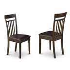 Set Tavolo da Pranzo per Cucina 5 Pezzi Tavolo e Sedie in Legno Moderno Set Dinette