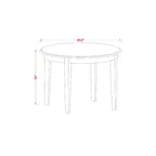 Set Tavolo da Pranzo per Cucina 5 Pezzi Tavolo e Sedie in Legno Moderno Set Dinette