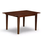 HomeStock 5-Pc Mahogany Finish Solid Wood Top - Dining Room Set - Seats 4