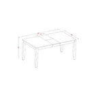Set da pranzo Art Déco - Tavolo e sedie - Tavolo rettangolare moderno con allunga