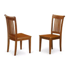 Set Sala da Pranzo Cucina 3 Pezzi Tavolo e Sedie - Tavolo Rettangolare Marrone Sella con 2 Sedie