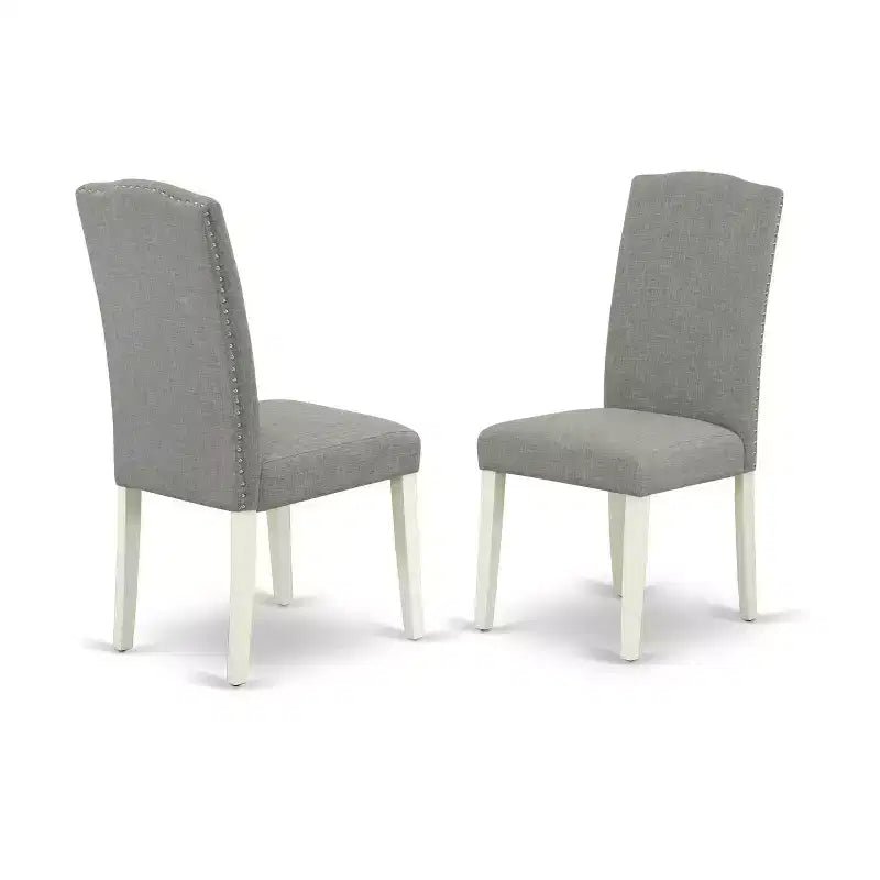 Tavolo da pranzo in legno massello con top in rovere naturale a 5 pezzi con 4 sedie