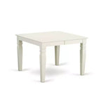 Tavolo da pranzo HomeStock a 5 pezzi in legno massello color lattementa e ciliegio con 4 sedie con prolunga a farfalla