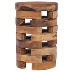 Comodino Teak Teak Massiccio Legno Medio Resistente