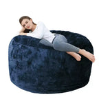 Soft Washable Beanbag Lazy Sofa Adult Bean Bag Couch Cover Bean Bag Covers Only, for Reading,