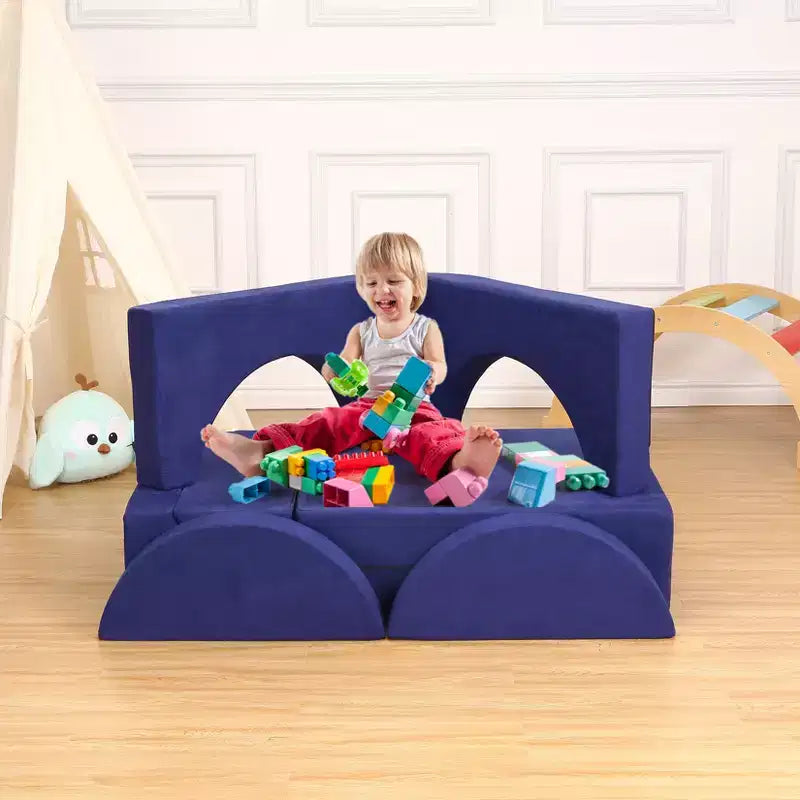 Divano Trasformabile Multifunzionale, Divano Modulare da Gioco per Bambini