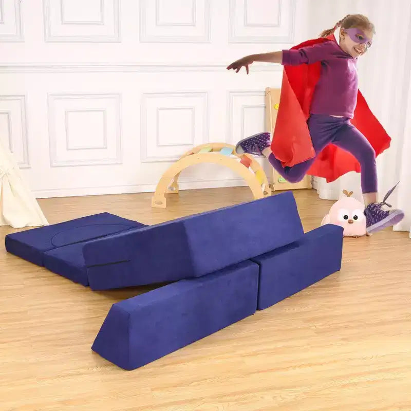 Divano Trasformabile Multifunzionale, Divano Modulare da Gioco per Bambini