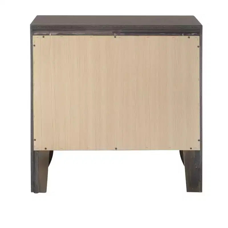 Comodino Royal Hampton con frontale cassetto smussato, grigio