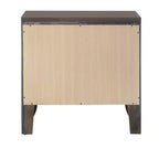 Comodino Royal Hampton con frontale cassetto smussato, grigio
