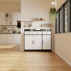 COZONY Credenza Moderna con Ripiani Regolabili, Mobile Buffet Contenitore con Cassetti per Soggiorno Sala da Pranzo Ingresso