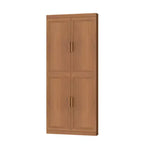 MAYEERTY Armadietti portaoggetti multiuso moderni a 4 ante, efficiente contenitore per soggiorno, sala da pranzo, camera da letto, beige, 2 pezzi