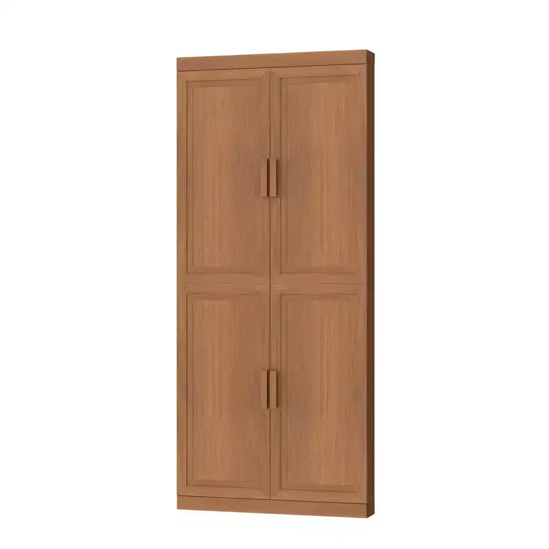 MAYEERTY Armadietti portaoggetti multiuso moderni a 4 ante, efficiente contenitore per soggiorno, sala da pranzo, camera da letto, beige, 2 pezzi
