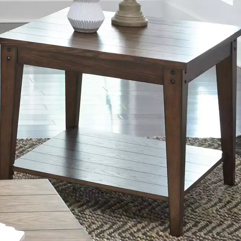 Liberty Furniture, Tavolino Lampada Quadrato Lake House