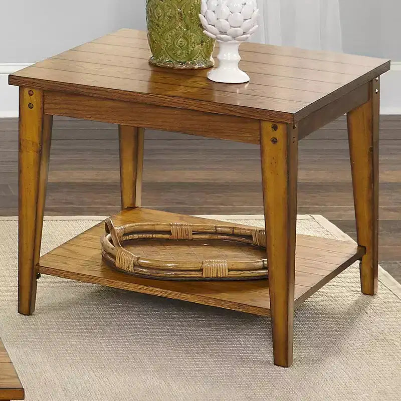 Liberty Furniture, Tavolino Lampada Quadrato Lake House