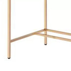 Scrivania Royal Hampton con Dock USB e Gambe in Metallo, Rosa e Oro Rosa