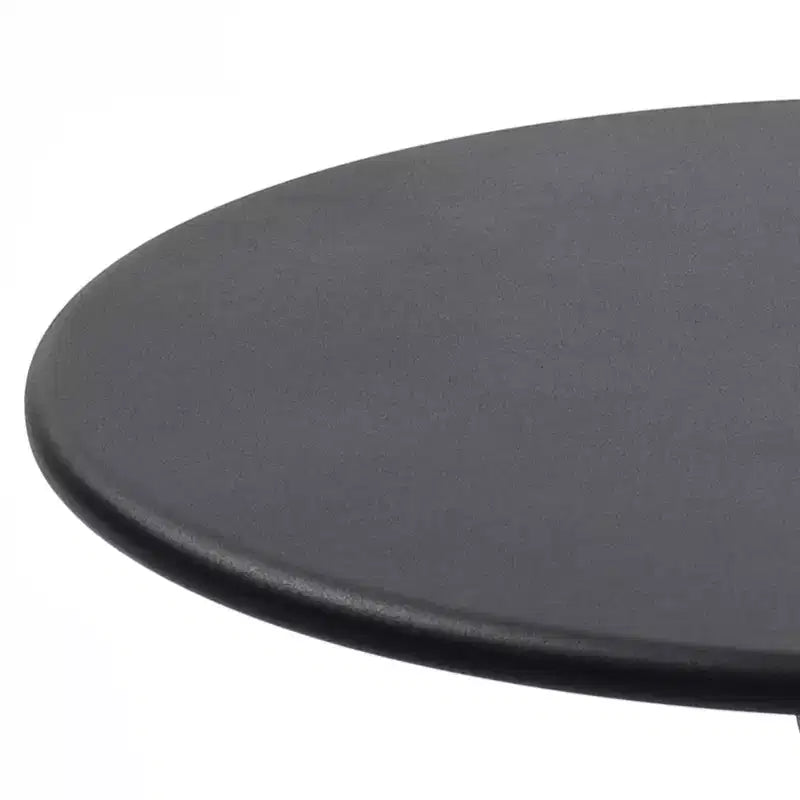 Tavolino Rotondo in Metallo Vintage Tavolino da Salotto Comodino Piccolo Spazio Accentato