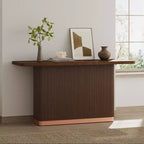 Consolle moderna Willa Christopher Knight Home con base scanalata