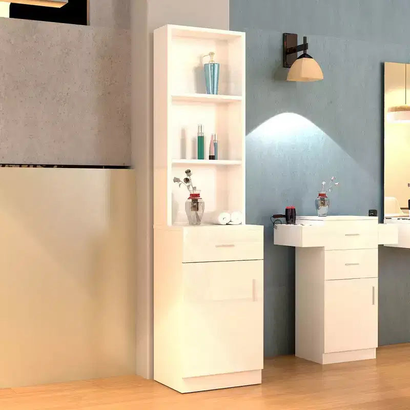 Karl Home5 Compartments 1 Drawer 1 Door MDF Barber Cabinet