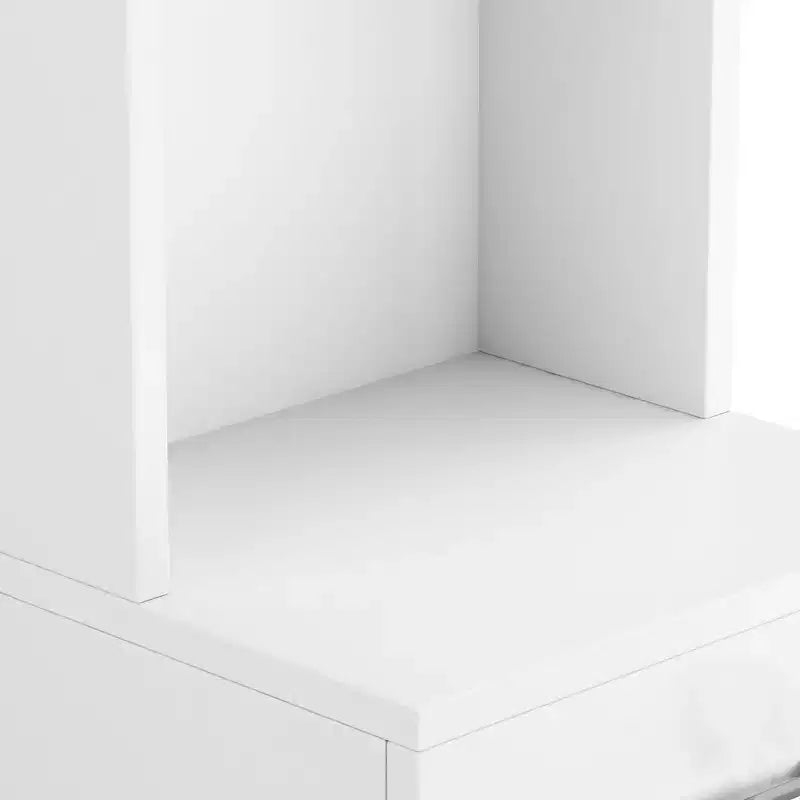 Karl Mobile da Barbiere in MDF con 5 Scomparti 1 Cassetto 1 Anta