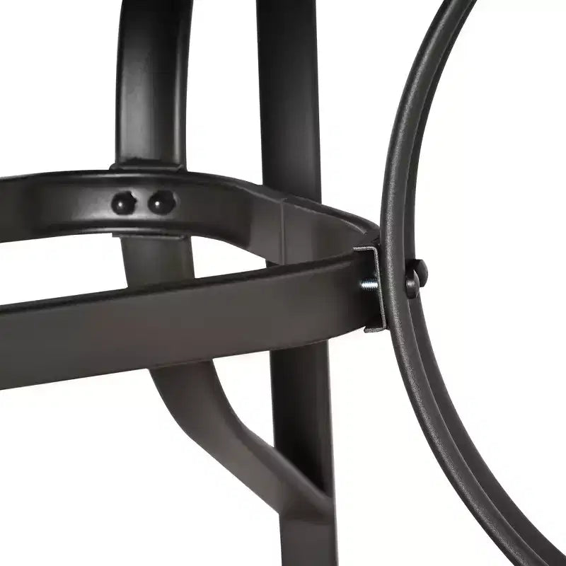 Set da 8 pezzi di mobili da giardino con ombrellone da 2,7 m, tavolo e sedie da pranzo per esterni, 6 sedie, parasole inclinabile e a manovella con pulsante