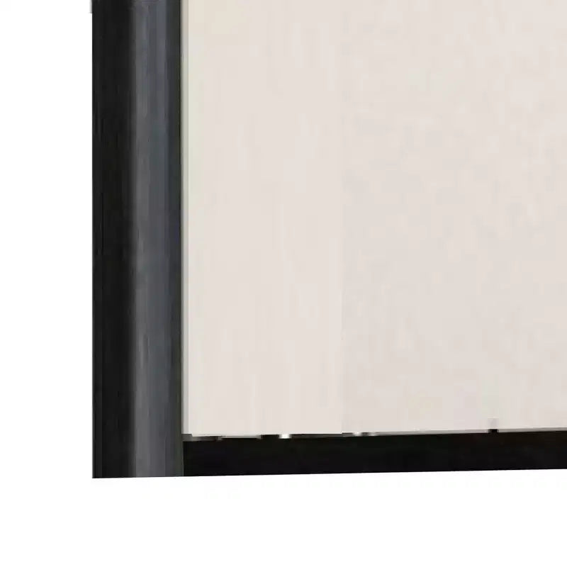 Specchio da comò Royal Hampton con design smussato, legno massello grigio cenere 38x42