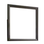 Specchio cassettiera Royal Hampton, cornice smussata da 35 pollici, legno marrone